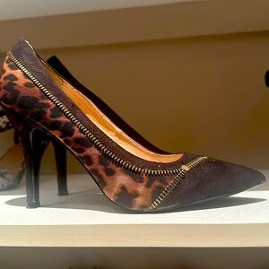 Nine West Zipper Heels